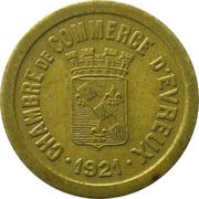 5 Centimes - Chambre de Commerce - Evreux [27] Brass obverse image