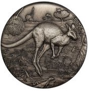 2 Dollars - Elizabeth II 4th Portrait - Kangaroo, Australia, 2016 reverse image
