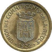 10 Centimes - Union des Commerçants - La Réole [33] Brass obverse image