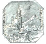 10 Centimes Thann, Alsace, France, 1918 reverse image