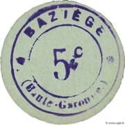 5 Centimes - Baziège 31 obverse image