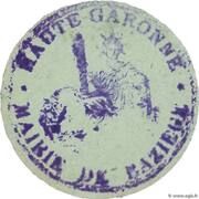 5 Centimes - Baziège 31 reverse image
