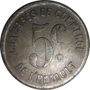 5 Centimes, France,  reverse image