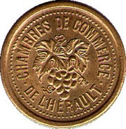 5 Centimes - Chambres de Commerce - Hérault [34] Brass obverse image