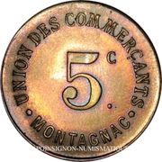 5 Centimes - Union des commerçants - Montagnac [34] obverse image