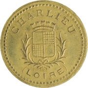 25 Centimes - Union Commerciale et Industrielle - Charlieu [42] Brass obverse image