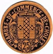 25 Centimes - Chambre de Commerce de Cholet 49 obverse image