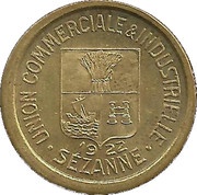 10 Centimes - Union Commerciale et Industrielle - Sézanne [51] Brass obverse image