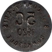 5 Centimes reverse image
