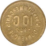 10 Centimes reverse image