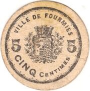 5 Centimes - Ville de Fourmies [59] obverse image