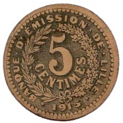 5 Centimes obverse image