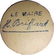 5 Centimes reverse image
