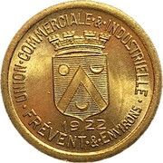 10 Centimes - Union Commerciale et Industrielle - Frévent [62] Brass obverse image