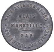 10 Centimes Provence Region obverse image