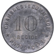 10 Centimes Provence Region reverse image