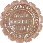 10 Centimes - Chambres de Commerce - Provençal Region Silver obverse image