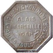 25 Centimes - Chambres de Commerce - Provençal Region Silver obverse image