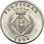 5 Centimes - Chambre Syndicale des Commerçants - Perpignan [66] Nickel-silver obverse image