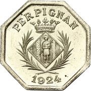 10 Centimes - Chambre Syndicale des Commerçants - Perpignan [66] Nickel-silver obverse image