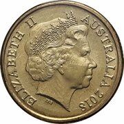 2 Dollars - Elizabeth II 4th Portrait - XXI Commonwealth Games - Borobi Mascot obverse image