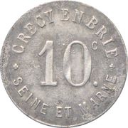 10 Centimes Crecy en Brie obverse image