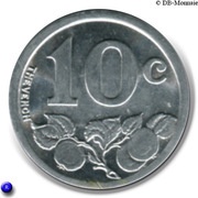 10 Centimes Gournay-en-Bray, France,  reverse image