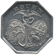 10 Centimes Rouen obverse image