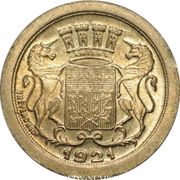 5 Centimes - Chambre de Commerce - Amiens [80] Gold plated Brass obverse image