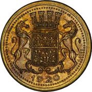 10 Centimes - Chambre de Commerce - Amiens [80] Brass obverse image