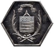 25 Centimes - ville de Castres [81] Hexagonal Pattern obverse image