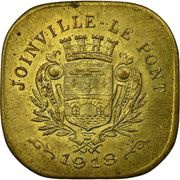 20 Centimes - Groupement des Commerçants, Industriels et Habitants - Joinville-le-Pont [94] Brass obverse image