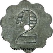 2 Centimes - Groupement de Commerçants - Poissy [78], France,  reverse image