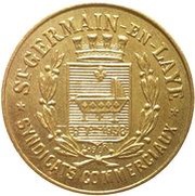 5 Centimes - Union du Commerce et de l'Industrie - Saint-Germain-en-Laye [78] Brass obverse image