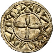 Denier in the very degenerate name of Raymond obverse image