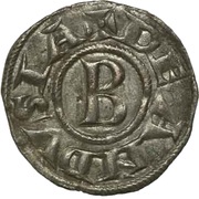 Denier with circled cross - Bernard II obverse image