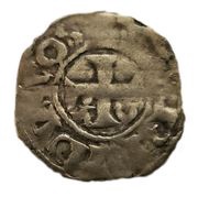 Denier - Immobilization of Geoffrey II under Fulk IV or Fulk V obverse image