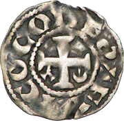 Denier - Fulk V / Geoffrey VI obverse image