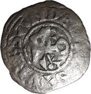 Denier - Immobilization of Fulk V under the Plantegenets, France, 1151-1204 reverse image