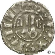 Denier with keys - Charles I obverse image