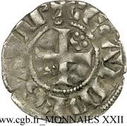 Denier with keys - Charles I, France, 1266-1285 reverse image
