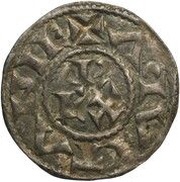 Denier - William VIII, France, 1058-1086 reverse image