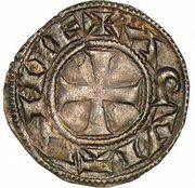 Denier anonymous, France, 1126-1137 reverse image