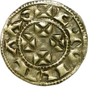 Denier - William IX / William X Bordeaux mint obverse image