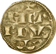 Denier - Richard I Type 1 obverse image