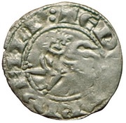 Denier with leopard - Edward I obverse image