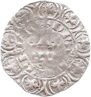 Maille Blanche - Edward II Type 2, France, 1307-1327 reverse image