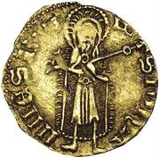 Gold Florin anonymous, France, 1344-1354 reverse image