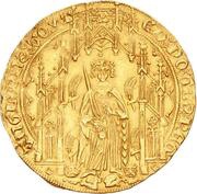 Gold Noble - Edward of Woodstock 1st issue: heavy type, France, 1362-1372 obverse image