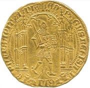 Gold Guyennois - Edward of Woodstock obverse image